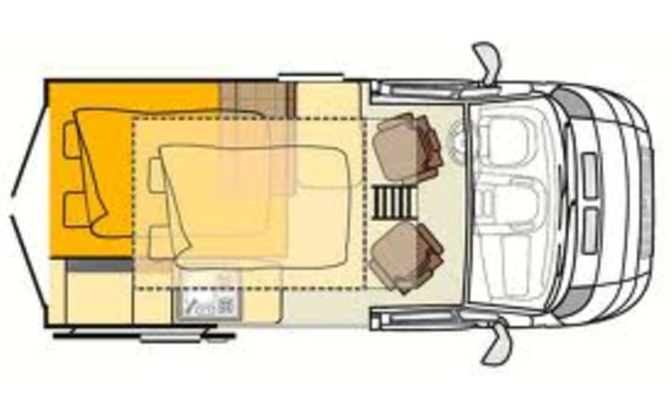 Burstner  – Fiat Ducato Burstner Wohnmobilbus 4 Personen