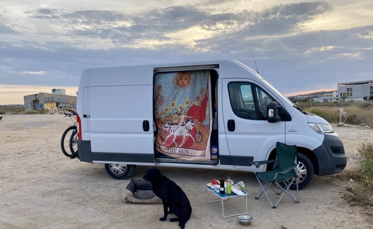 Off grid and off the gas Fiat Ducato L2H2