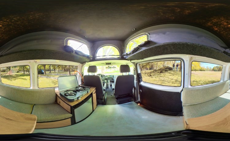 Volkswagen camper with perfect layout