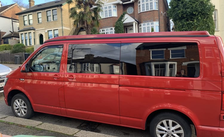 Tracey – Big VW Transporter - sleeps 4 adults + a child