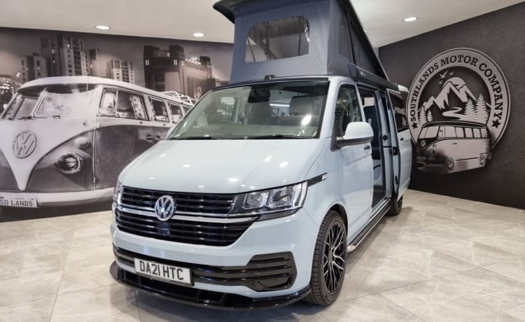 SILVERFOX – 4-persoons Volkswagen campervan uit 2021