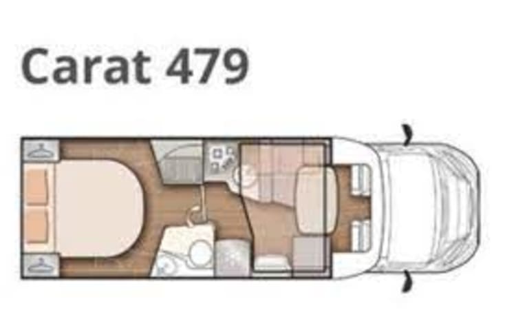 Zo goed als nieuwe MC Louis 479 Semi integraal te huur