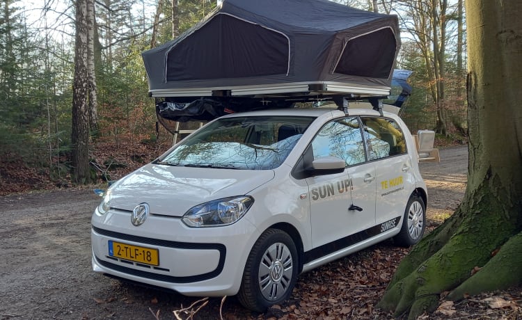 SunUp! – Cool!!.. An adventure with the smallest camper in NL??