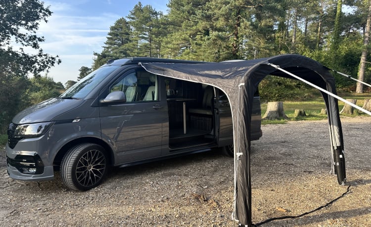 "The Grey Wanderer" – Camping-car Volkswagen 4 couchages de 2021