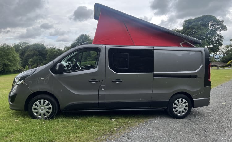 VIV – "Our Viv" Vauxhall Vivaro 4 Berth Camper van 2018