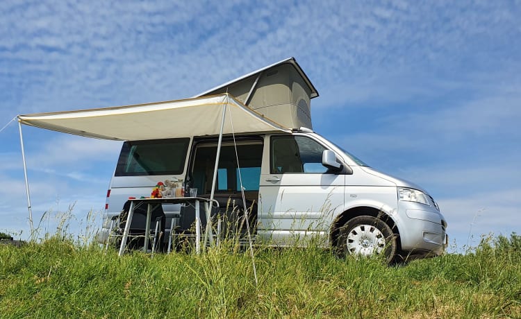 Spaceship – Schöner 4er Volkswagen T5 California Bus aus dem Jahr 2007