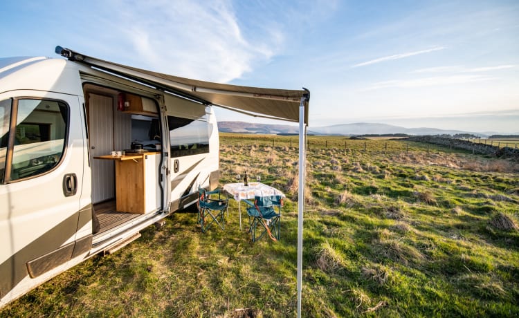 Mini Beast – Luxe camper met 2 slaapplaatsen