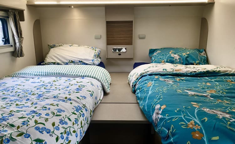 6 berth Fiat alcove from 2020