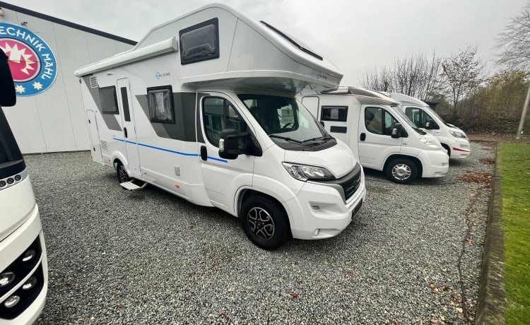 A70 DK – Camper SunLiving A70 DK Alkoven #Familievakantie