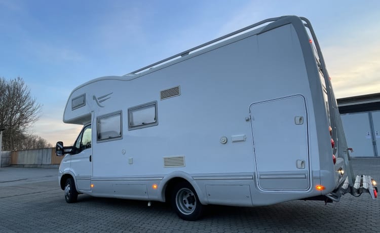 Een camper voor 4 bovenaan!