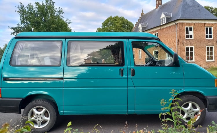 Kermit – Originale Volkswagen t4 California 1994 6 persone off-grid