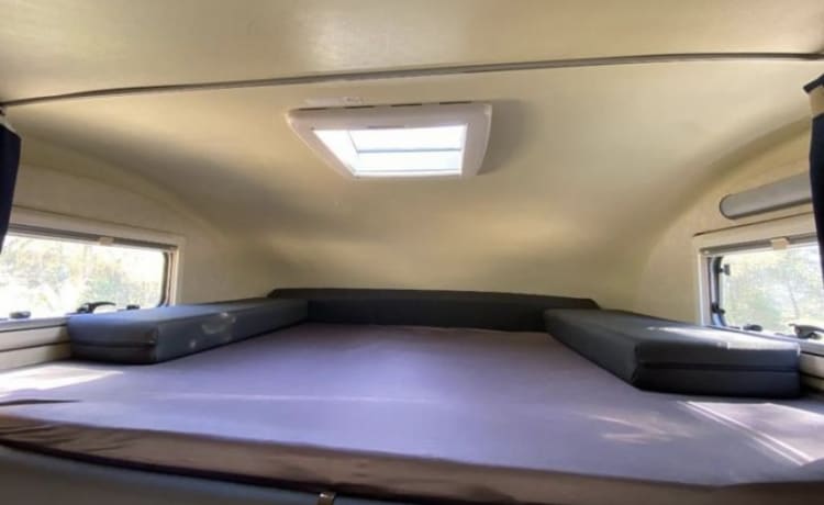 Happy Glamper – HYMER 644 CAMP, ALCOVE 6 PERSOONS XXL GARAGE,CRUISE CONTROL,ACHTER CAMERA