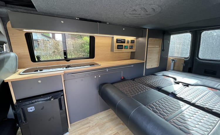 4 berth Volkswagen campervan from 2016