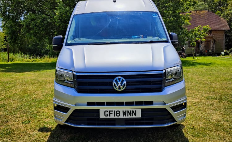 Klaus – VW Crafter 2018, Experience Stealth Luxury on Wheels. Adventure-Ready, 