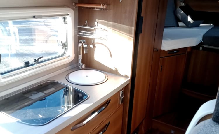 Fully furnished 2p Knaus 650MEG2 2019, length beds