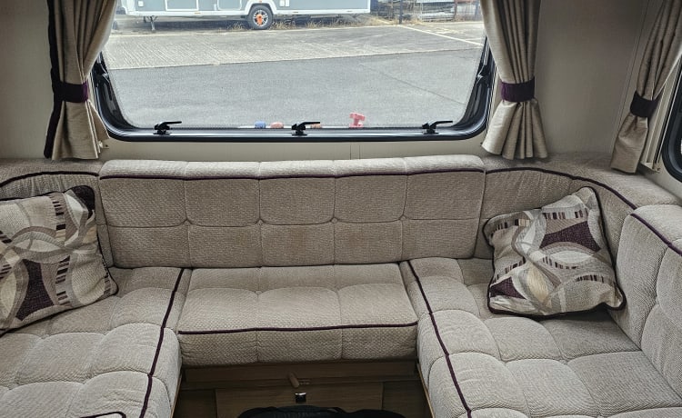 Elddis Prestige Motorhome 4 Berth Overcab Bed U-Shaped Lounge