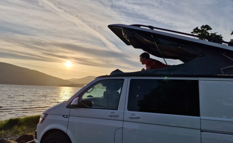 4-persoons Volkswagen campervan uit 2018