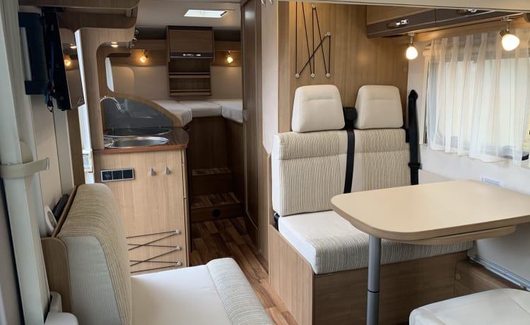 Hymer – Mobil home intégral récent bien équipé