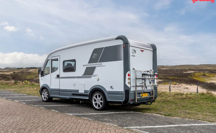 Compact en een beetje anders, superleuke camper!