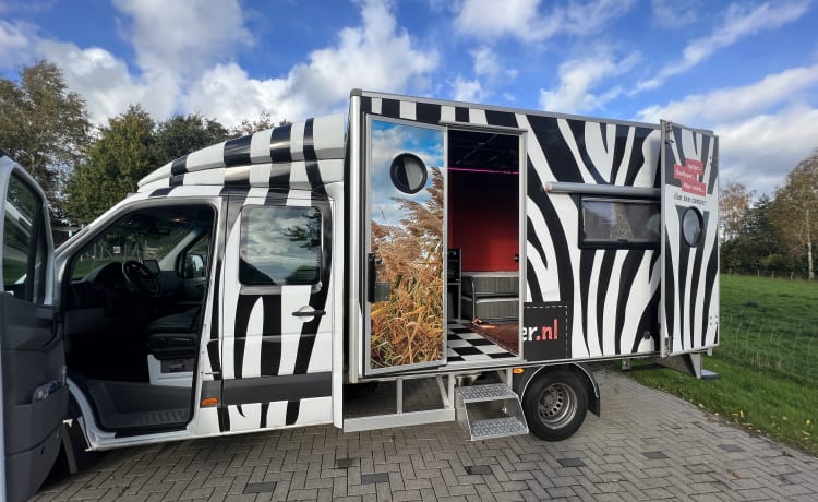 ZebraCamper – 2000km vrij/week, Mercedes (2016) Sprinter zonder milieuzones