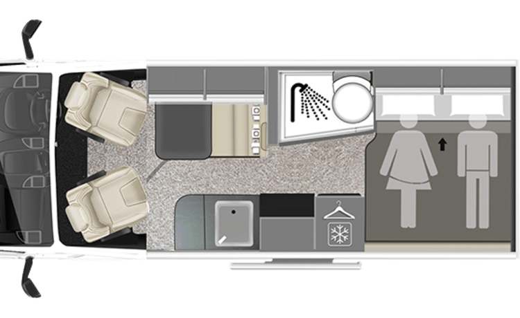 Tyrella – Toleno R Compact Luxury 4-Berth Motorhome (2 adults and 2 children)