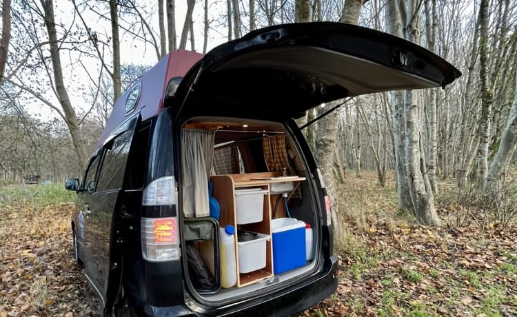 Max – Verwarmd - off-grid rustieke schattige camper (ideaal winterkamp)