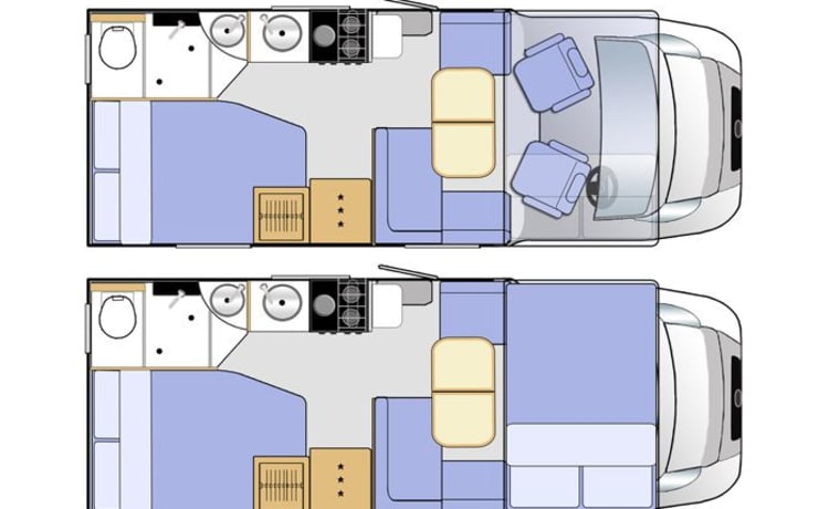 Ben – 4 posti letto Benimar alcova dal 2021