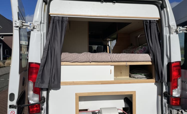 Modern Grid Off Camperbus Fiat Ducato uit 2015 (zelfgebouwd in 2023)