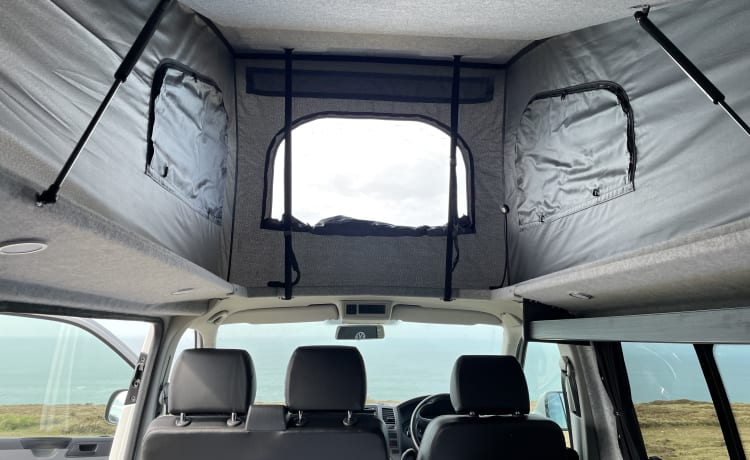 Pearl – VW T5.1 2-4 berth pop-top camper with awning