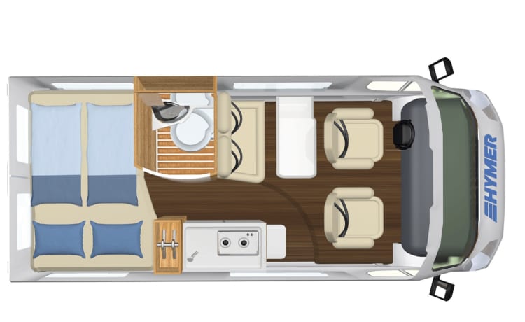 Instagram : bluecamper2023 – Hymer Free Bleu Evolution 5m41 uit 2022