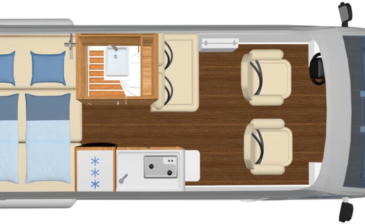 HYMER GRAND CANYON S 4X4 – Autobus Mercedes-Benz 4p août 2023