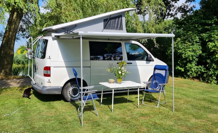 4p Volkswagen camperbus T5 uit 2014