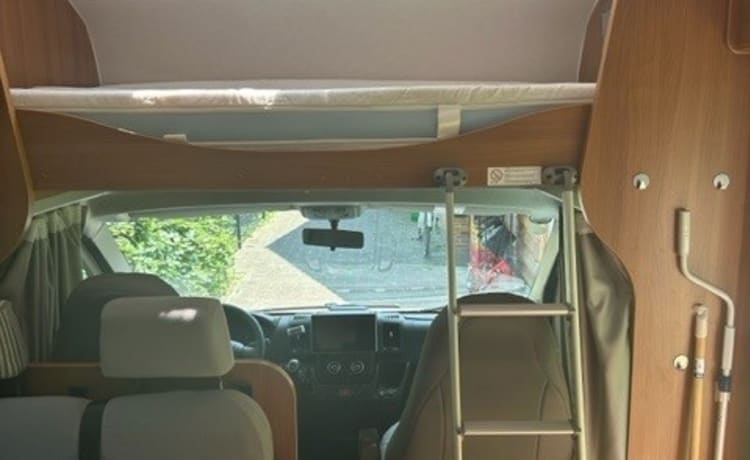 Camper familiare Fiat 6p alcova