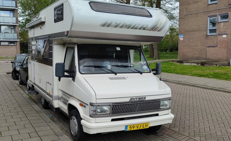 Chateau Ducato – 4 persoons Hymer alkoof uit 1993