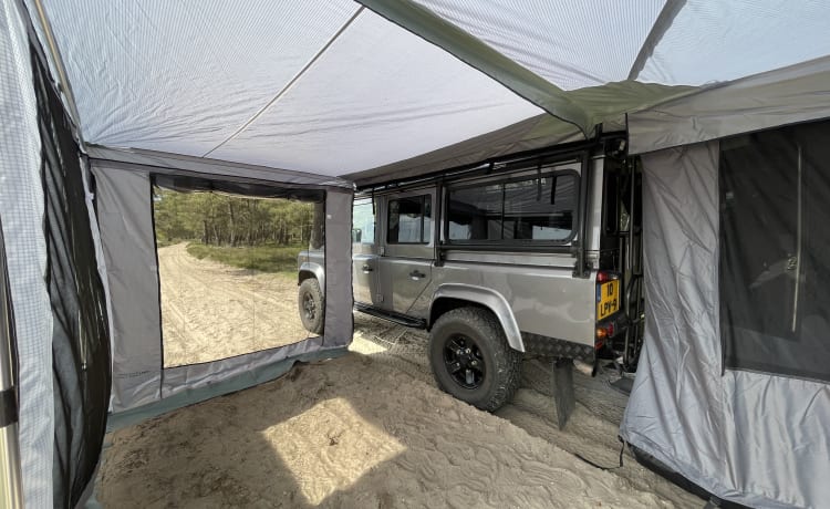 Louver – 2/3p Landrover defender 110. Complete Inbouw voor jou comfortabele avontuur