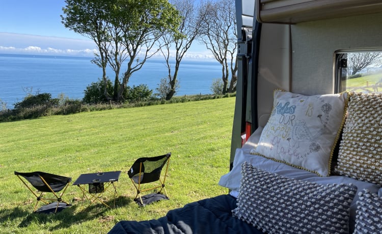 Our home away from home  – 4 berth Swift bus from 2018