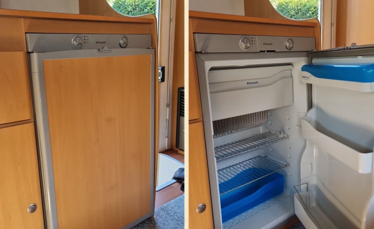 Mooie compacte camper met ruime keuken