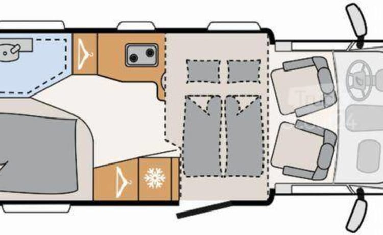 NEU! 2024 Dethleffs für 2 – 4 Personen 