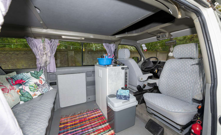 Tropical - Cozy and robust VW T4 multivan with sleeping roof