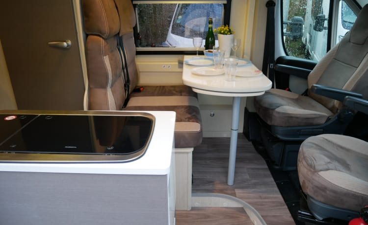 Chausson4, 4 couchages- 4 places, Lit superposé !