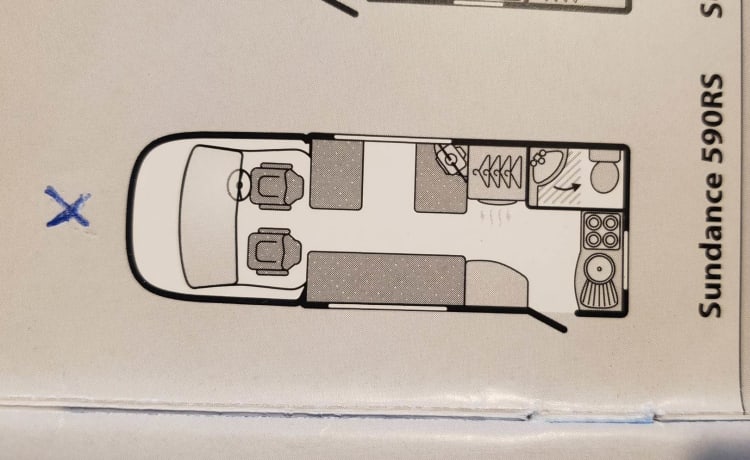 4 posti letto Fiat integrato del 2006