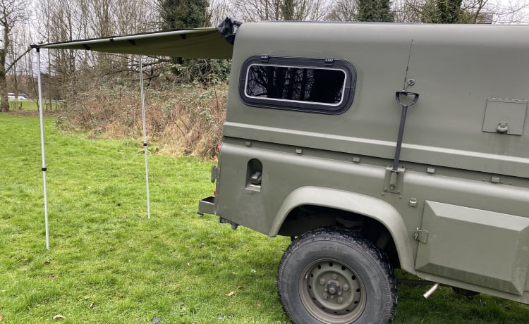 Wolf Defender camper – Avventuriero Land Rover