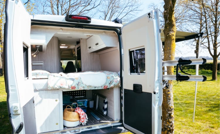 Jackie's hut – Schöner Peugeot Camperbus, 150 PS