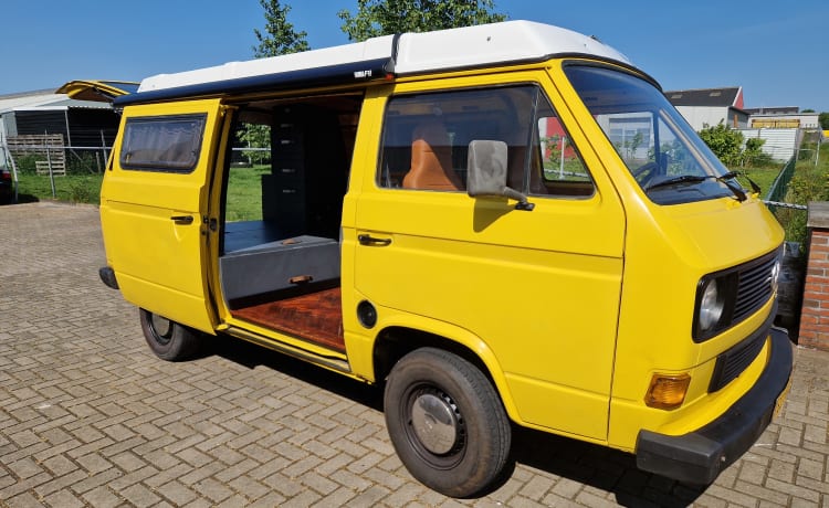 Unique Volkswagen T3 from 1988 to go on an adventure with