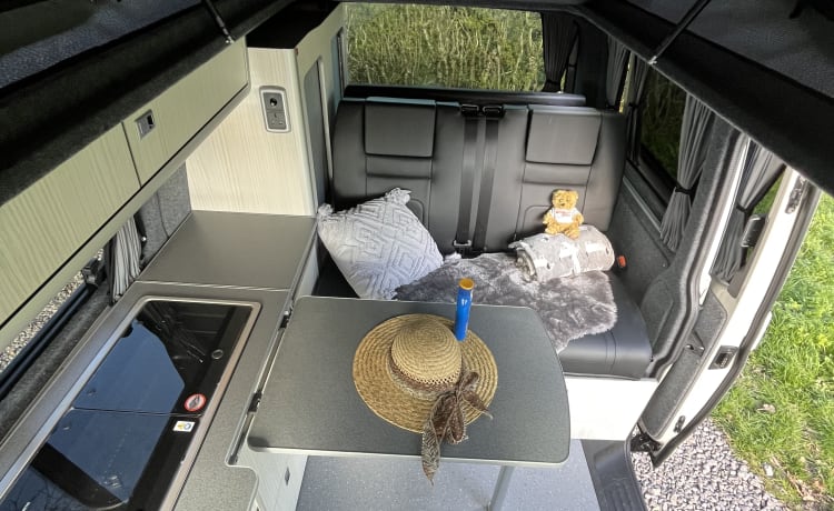 ETHEL – 2023 AUTOMATIQUE VOLKSWAGEN T6.1 CAMPING-VAN DE LUXE HAUTE SPÉCIFICATIONS