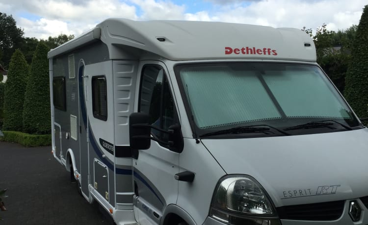 Il camper Esprit di Dethleff.