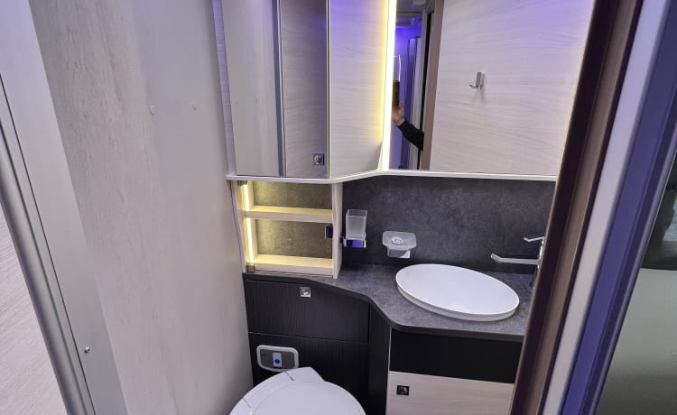 Duke – Chausson 2021 788 4-5 Geburt mit privatem Inselschlafzimmer und großer Garage