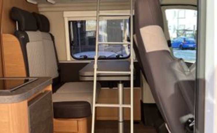 Cara – Van (6 m) from Weinberg with pop-up roof for rent