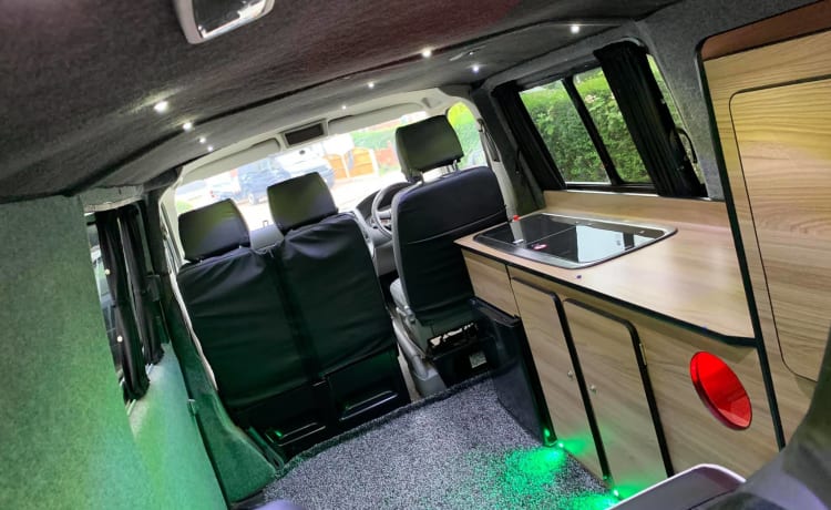 Big Dave – VW Transporter LWB - Perfect van for your first camping trip! Dogs allowed!