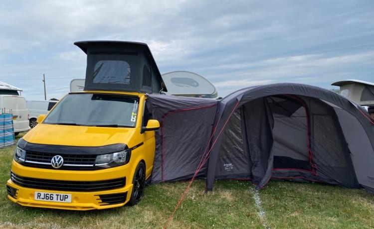 4 berth Volkswagen campervan from 2016